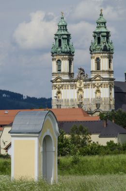 Kapliczka Kalwarii Krzeszowskiej. Krzeszów, gmina Kamienna Góra, powiat kamiennogorski.