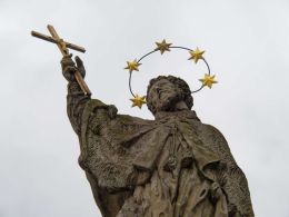 Figura św.Jan Nepomucena. Dobromierz. powiat świdnicki.