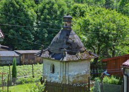 Kapliczka domkowa z 1824 r. Stryszów, powiat wadowicki.