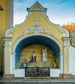 Kapliczka, kościół Bożego Ciała i św. Norberta. Opole. powiat opole, woj.opolskie.