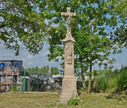 Krzyż przydrożny z 1885 r. Gliwice, Bojków, Gliwice.