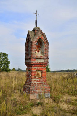 Kapliczka przydrożna. Wójtowo, gmina Barczewo, powiat olsztyński.