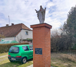 Figura Jezusa. Darnowo, gmina Kościan. Powiat kościański, woj. wielkopolskie.