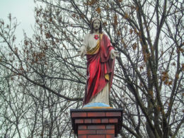 Kapliczka Chrystusa przy ulicy Opalenickiej. Lwówek, powiat nowotomyski.