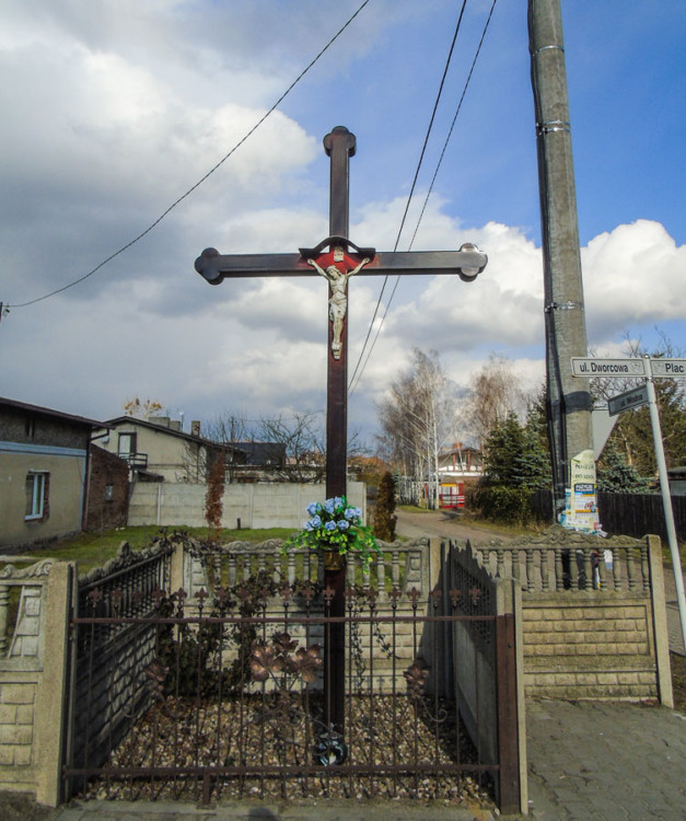 Krzyż przydrożny. Skrzynki, gmina Stęszew, powiat poznanski.