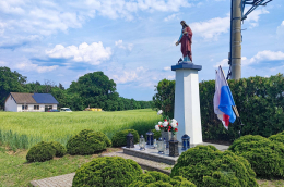 Figura Jezusa Gajewo, gmina Dolsk, powiat Śremski, woj. wielkopolskie.