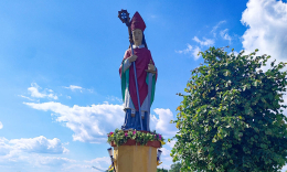 Figura Św. Wojciecha. Biechowo, gmina Miłosław, powiat wrzesiński, woj. wielkopolskie.
