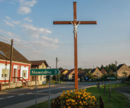Krzyż przydrożny przy Dk 31. Lisie Pole, gmina Chojna, powiat gryfiński.